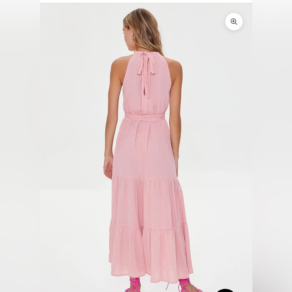 Forever 21 pink Maxi dress Sz Large - Picture 2 of 13
